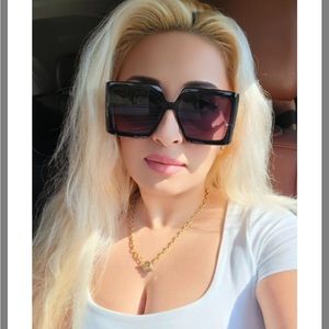 Diorsolar s2u Square White Sunglasses